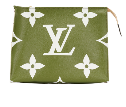 Louis Vuitton Giant Mono Toiletry 26, &pound;495, Accessories, Green/White, Canvas, Front view
